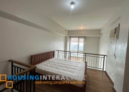 semi-furnished 1br unit with parking for sale in the columns legazpi