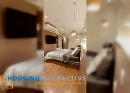fully furnished 3br unit with paking for lease in verve residences