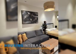 fully furnished studio unit for lease in acqua private residences