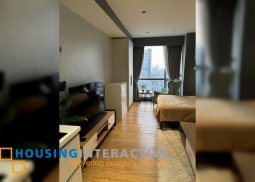 fully furnished studio unit for lease in acqua private residences