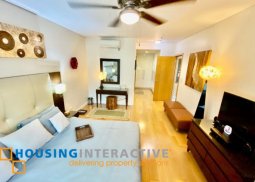 fully furnished 2br unit with parking for lease/sale in park terraces
