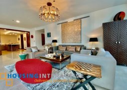 fully furnished 3br unit with parking for lease/sale in two roxas triangle