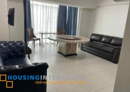 fully furnished 2br unit with parking for sale in two serendra