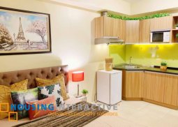 fully furnished studio unit for lease in avida towers asten