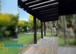 semi-furnished 4br house for lease in ayala alabang village