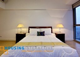 fully furnished 2br unit with parking for lease in one shangri-la place