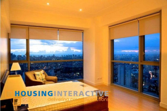 fully furnished 2br unit with parking for lease in one shangri-la place