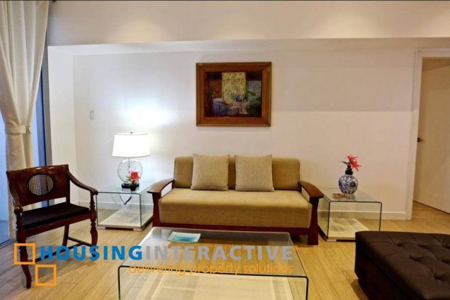 fully furnished 2br unit with parking for lease in one shangri-la place