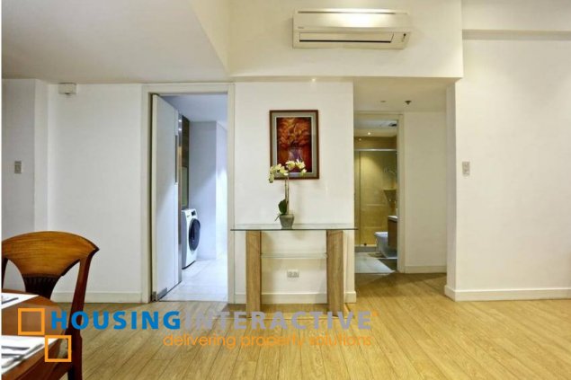 fully furnished 2br unit with parking for lease in one shangri-la place