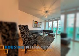 fully furnished 1br unit with balcony and parking for lease in park terraces