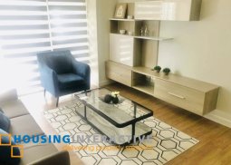 fully furnished 1br unit with balcony and parking for lease in verve residences