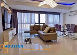 fully furnished 3br penthouse unit with parking for lease in uptown ritz residences