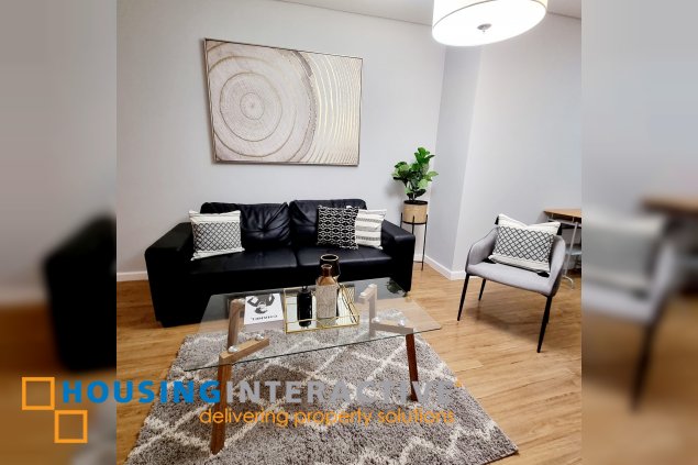 fully furnished 1br unit for lease in two serendra