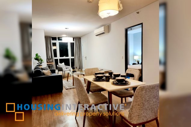 fully furnished 1br unit for lease in two serendra