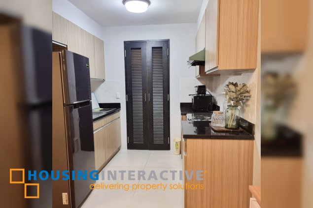 fully furnished 1br unit for lease in two serendra