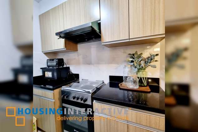 fully furnished 1br unit for lease in two serendra