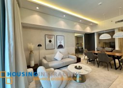 fully furnished 2br unit with balcony and parking for lease in grand hyatt residences