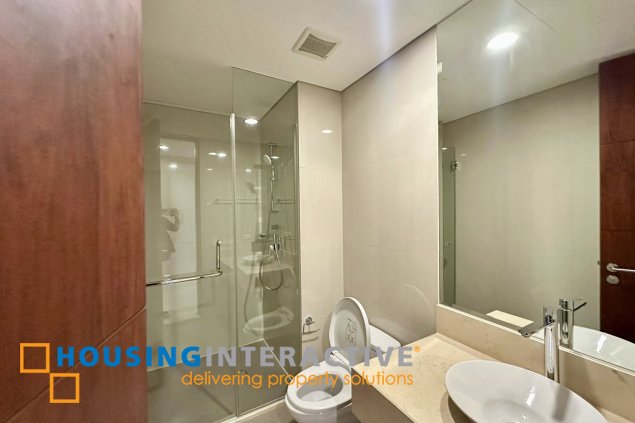 fully furnished 2br unit with balcony and parking for lease in grand hyatt residences