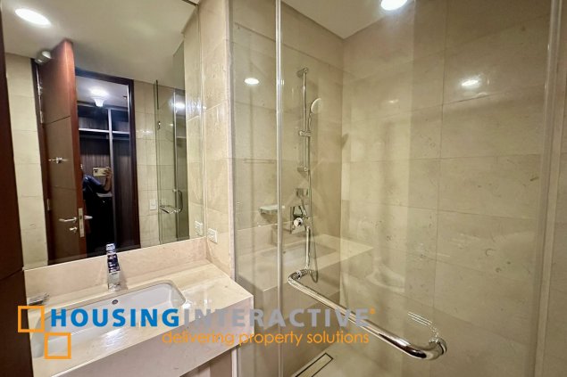 fully furnished 2br unit with balcony and parking for lease in grand hyatt residences