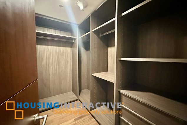 fully furnished 2br unit with balcony and parking for lease in grand hyatt residences