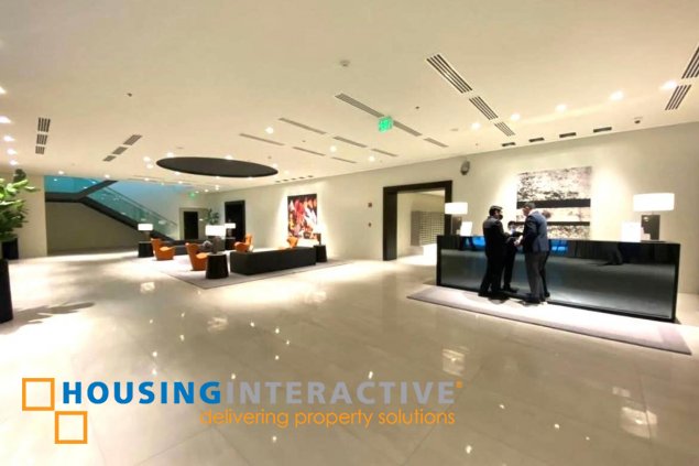 fully furnished 1br unit with balcony and parking for lease in east gallery place