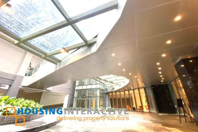 fully furnished 1br unit with balcony and parking for lease in east gallery place