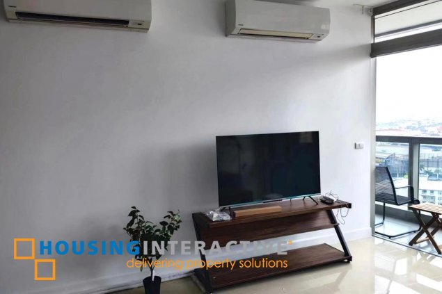 fully furnished 1br unit with balcony and parking for lease in east gallery place