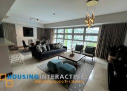 fully furnished 2br unit with balcony for lease in one serendra