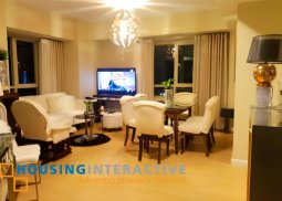 fully furnished 3br unit with balcony and parking for lease in the grove by rockwell