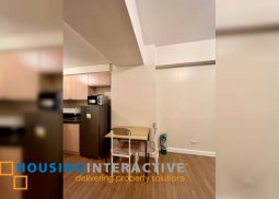 fully furnished studio unit for lease in verve residences