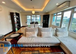 semi-furnished 3br unit with parking for lease in one serendra