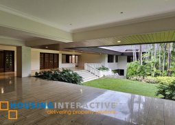 resort-style one-storey mansion with basement for lease in dasmarinas village