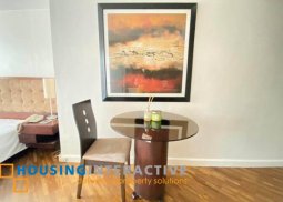 fully furnished studio unit for sale in joya lofts and towers