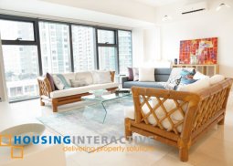 fully furnished 2br unit with balcony and parking for lease in one salcedo place