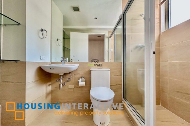 fully furnished 2br unit with balcony and parking for lease in one salcedo place