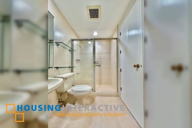 fully furnished 2br unit with balcony and parking for lease in one salcedo place