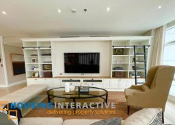 fully furnished 3br unit with parking for lease in two roxas triangle