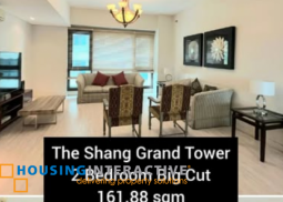 fully furnished 2br unit with parking for sale in the shang grand tower