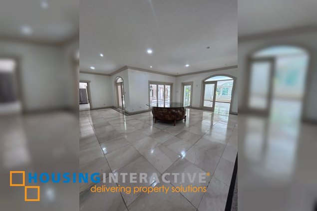 6br house and lot for lease in south forbes park