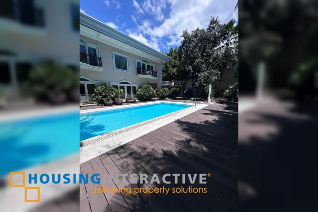 6br house and lot for lease in south forbes park