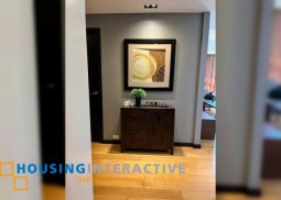 fully furnished 2br unit with parking for lease in one serendra