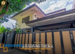 magallanes village, makati city: residential lot with livable house