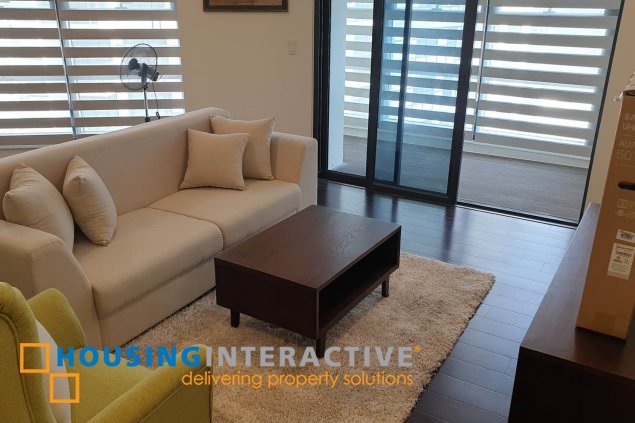 fully furnished 2br unit with parking for rent in garden towers