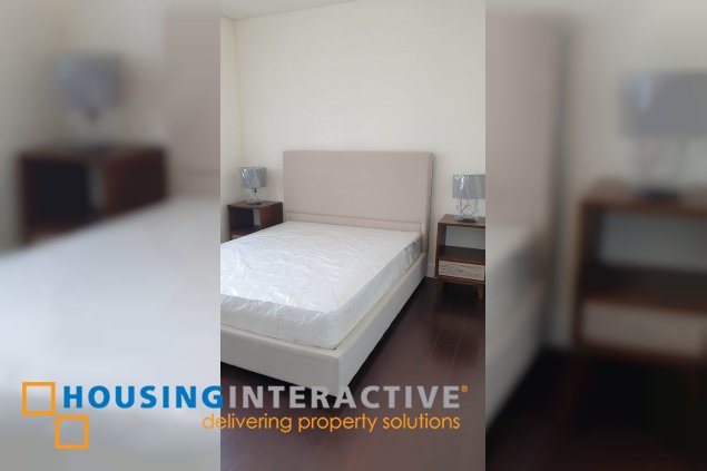 fully furnished 2br unit with parking for rent in garden towers