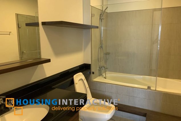 fully furnished 3br unit with balcony and parking for sale in the residences at greenbelt