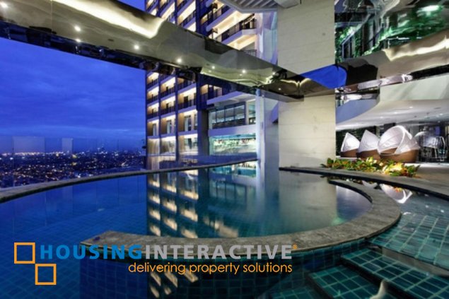 fully furnished 1bedroom unit for rent/sale at gramercy residences
