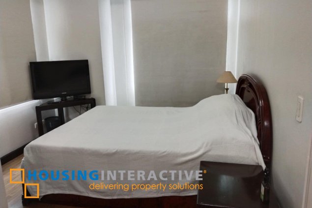 fully furnished 2br unit with balcony and parking for lease in two serendra