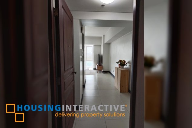 fully furnished 2br unit with balcony and parking for lease in two serendra