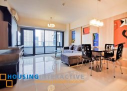 fully furnished 1br unit with parking for lease in arya residences