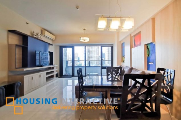fully furnished 1br unit with parking for lease in arya residences